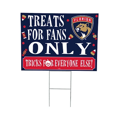 Florida Panthers 18" x 24" Halloween Treats Outdoor Yard Sign