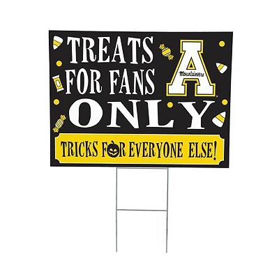 Appalachian State Mountaineers 18" x 24" Halloween Treats Outdoor Yard Sign