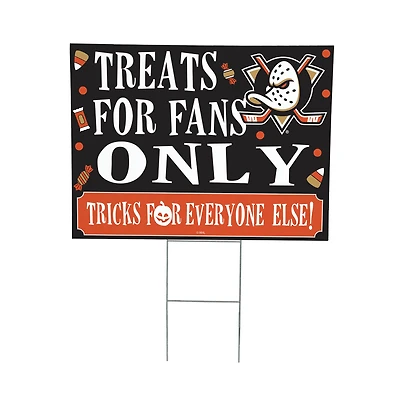 Anaheim Ducks 18" x 24" Halloween Treats Outdoor Yard Sign