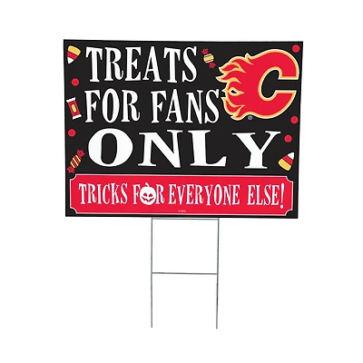 Calgary Flames 18" x 24" Halloween Treats Outdoor Yard Sign