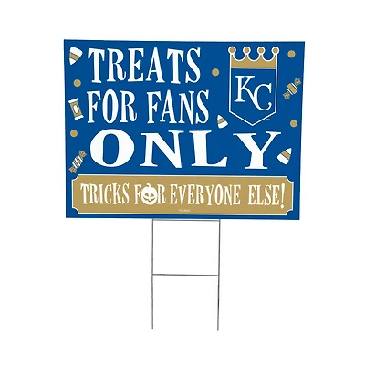 Kansas City Royals 18" x 24" Halloween Treats Outdoor Yard Sign