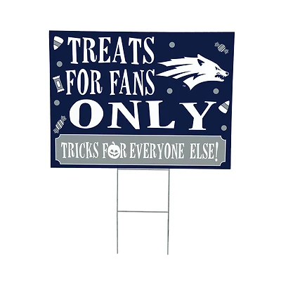 Nevada Wolf Pack 18" x 24" Halloween Treats Outdoor Yard Sign