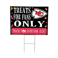 Kansas City Chiefs 18" x 24" Halloween Treats Outdoor Yard Sign