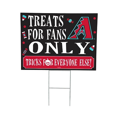 Arizona Diamondbacks 18" x 24" Halloween Treats Outdoor Yard Sign