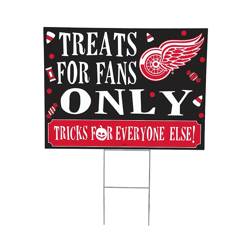 Detroit Red Wings 18" x 24" Halloween Treats Outdoor Yard Sign