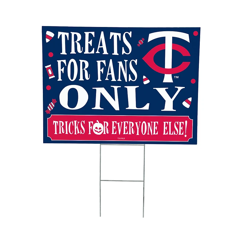 Minnesota Twins 18" x 24" Halloween Treats Outdoor Yard Sign