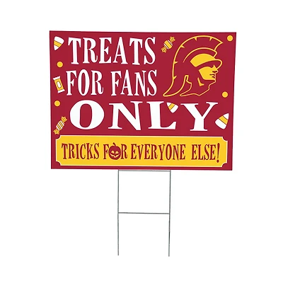 USC Trojans 18" x 24" Halloween Treats Outdoor Yard Sign