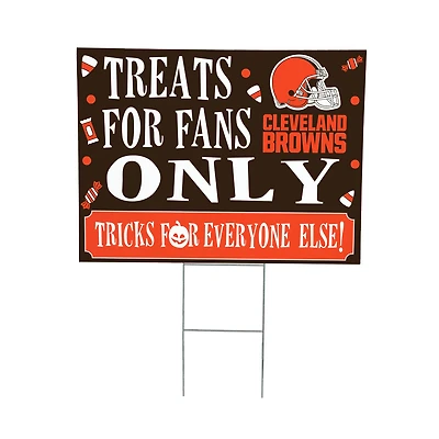 Cleveland Browns 18" x 24" Halloween Treats Outdoor Yard Sign