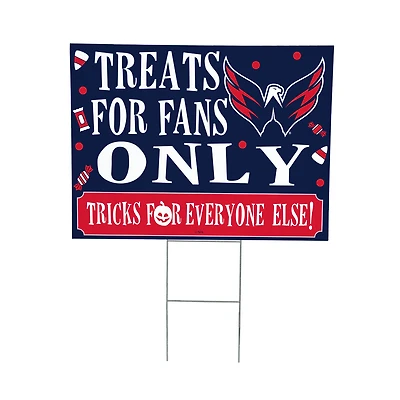 Washington Capitals 18" x 24" Halloween Treats Outdoor Yard Sign