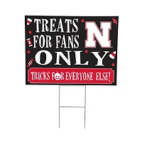 Nebraska Huskers 18" x 24" Halloween Treats Outdoor Yard Sign