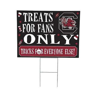 South Carolina Gamecocks 18" x 24" Halloween Treats Outdoor Yard Sign