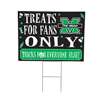 Marshall Thundering Herd 18" x 24" Halloween Treats Outdoor Yard Sign