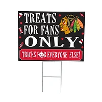Chicago Blackhawks 18" x 24" Halloween Treats Outdoor Yard Sign