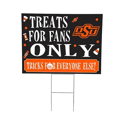 Oklahoma State Cowboys 18" x 24" Halloween Treats Outdoor Yard Sign