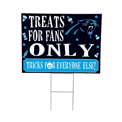 Carolina Panthers 18" x 24" Halloween Treats Outdoor Yard Sign