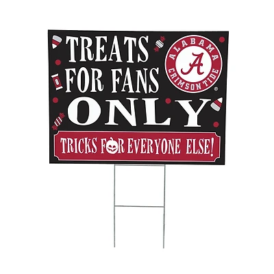 Alabama Crimson Tide 18" x 24" Halloween Treats Outdoor Yard Sign