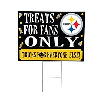 Pittsburgh Steelers 18" x 24" Halloween Treats Outdoor Yard Sign