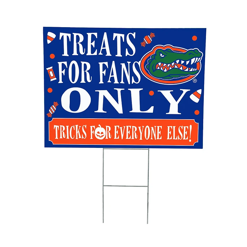 Florida Gators 18" x 24" Halloween Treats Outdoor Yard Sign