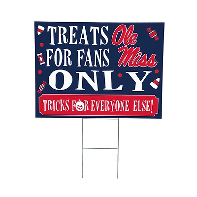 Ole Miss Rebels 18" x 24" Halloween Treats Outdoor Yard Sign