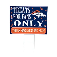 Denver Broncos 18" x 24" Halloween Treats Outdoor Yard Sign