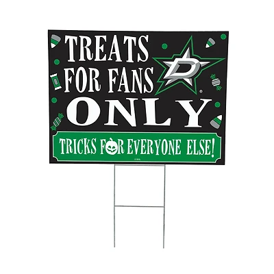 Dallas Stars 18" x 24" Halloween Treats Outdoor Yard Sign