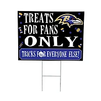 Baltimore Ravens 18" x 24" Halloween Treats Outdoor Yard Sign