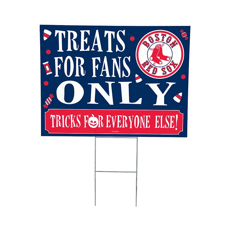 Boston Red Sox 18" x 24" Halloween Treats Outdoor Yard Sign