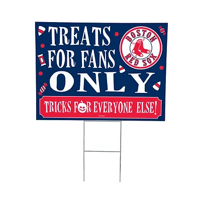 Boston Red Sox 18" x 24" Halloween Treats Outdoor Yard Sign