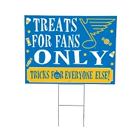 St. Louis Blues 18" x 24" Halloween Treats Outdoor Yard Sign
