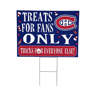 Montreal Canadiens 18" x 24" Halloween Treats Outdoor Yard Sign