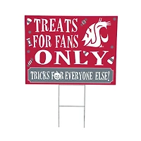 Washington State Cougars 18" x 24" Halloween Treats Outdoor Yard Sign