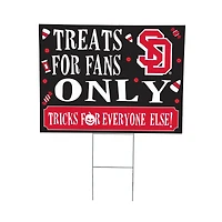 South Dakota Coyotes 18" x 24" Halloween Treats Outdoor Yard Sign
