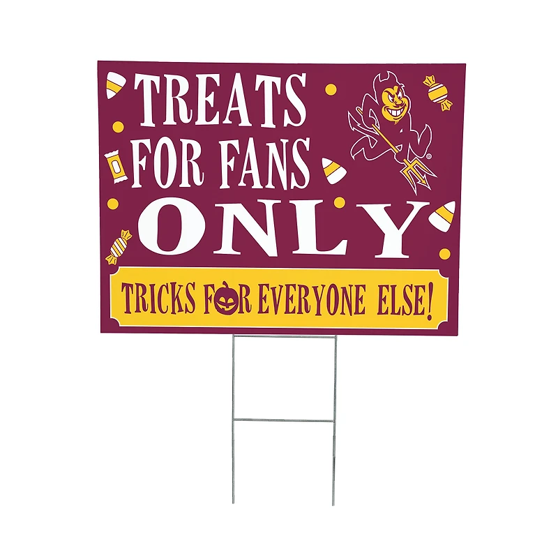 Arizona State Sun Devils 18" x 24" Halloween Treats Outdoor Yard Sign