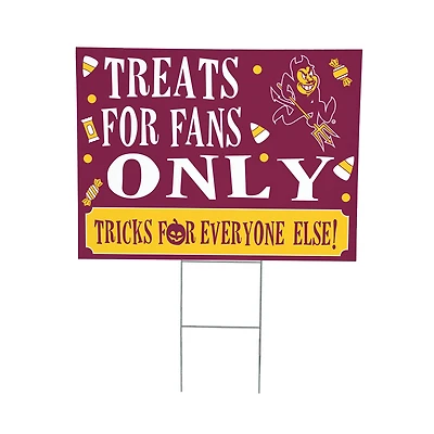 Arizona State Sun Devils 18" x 24" Halloween Treats Outdoor Yard Sign
