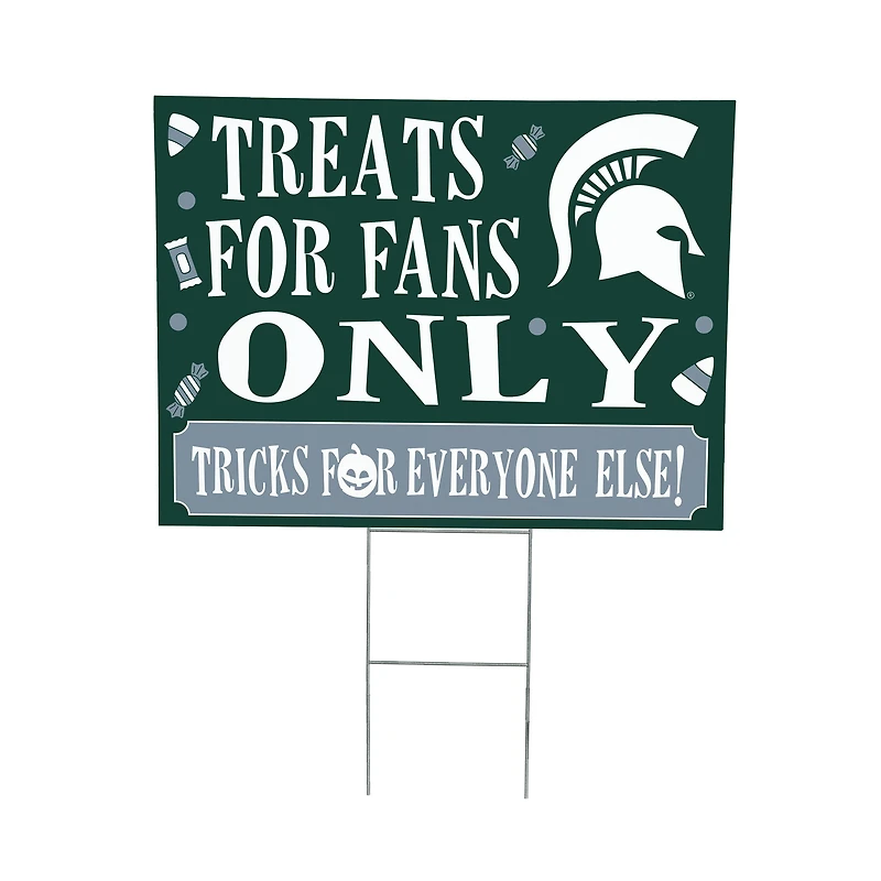 Michigan State Spartans 18" x 24" Halloween Treats Outdoor Yard Sign