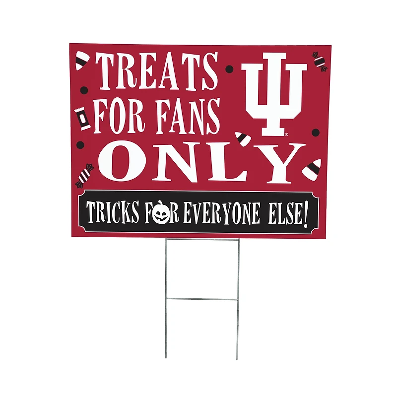 Indiana Hoosiers 18" x 24" Halloween Treats Outdoor Yard Sign