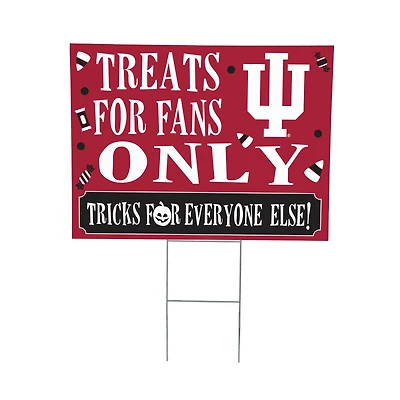 Indiana Hoosiers 18" x 24" Halloween Treats Outdoor Yard Sign