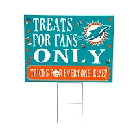Miami Dolphins 18" x 24" Halloween Treats Outdoor Yard Sign