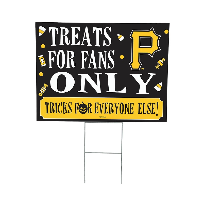 Pittsburgh Pirates 18" x 24" Halloween Treats Outdoor Yard Sign