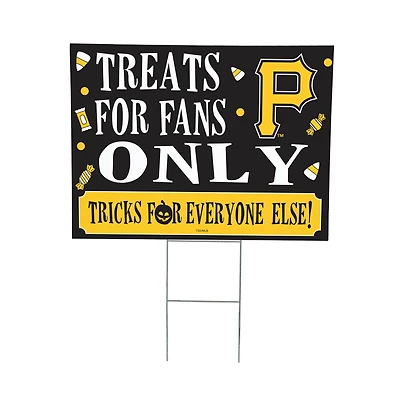 Pittsburgh Pirates 18" x 24" Halloween Treats Outdoor Yard Sign