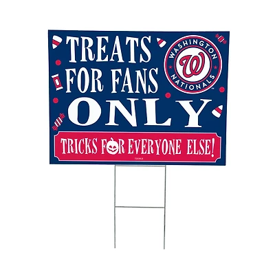 Washington Nationals 18" x 24" Halloween Treats Outdoor Yard Sign