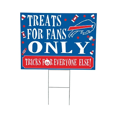Buffalo Bills 18" x 24" Halloween Treats Outdoor Yard Sign
