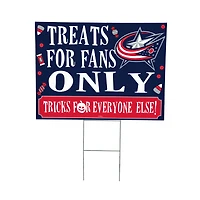 Columbus Blue Jackets 18" x 24" Halloween Treats Outdoor Yard Sign