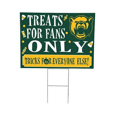 Baylor Bears 18" x 24" Halloween Treats Outdoor Yard Sign