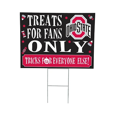 Ohio State Buckeyes 18" x 24" Halloween Treats Outdoor Yard Sign