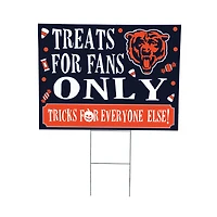 Chicago Bears 18" x 24" Halloween Treats Outdoor Yard Sign