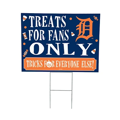 Detroit Tigers 18" x 24" Halloween Treats Outdoor Yard Sign