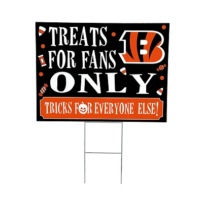 Cincinnati Bengals 18" x 24" Halloween Treats Outdoor Yard Sign