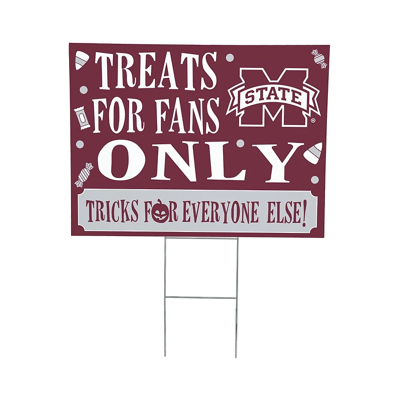 Mississippi State Bulldogs 18" x 24" Halloween Treats Outdoor Yard Sign