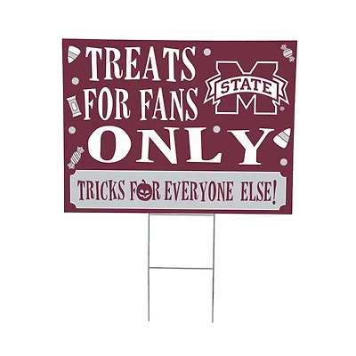 Mississippi State Bulldogs 18" x 24" Halloween Treats Outdoor Yard Sign